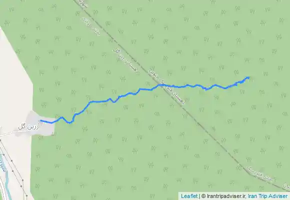 ترک جی پی اس حوضچه های زرین گل