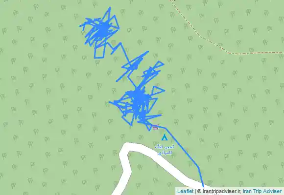 ترک جی پی اس تامرادی مسیر آبشار نهایی به پارک