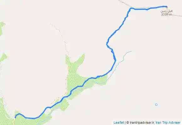 ترک جی پی اس قله فیل زمین