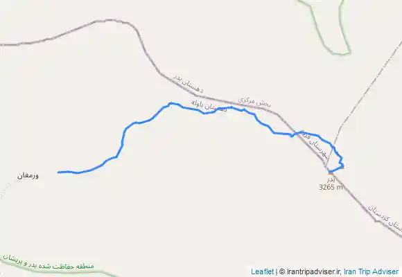 ترک جی پی اس قله بدر و وزیر از مسیر ورمقان