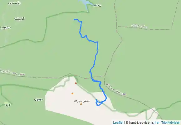 ترک جی پی اس درفک از مسیر شمالی