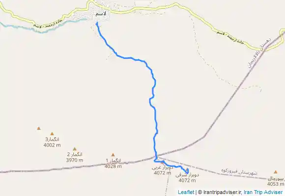 ترک جی پی اس قله دوبرار شرقی