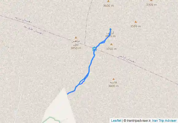 ترک جی پی اس قله کرکس