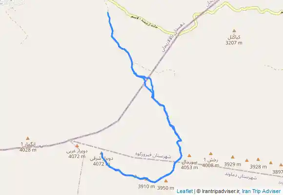 ترک جی پی اس قله دوبرار لاسم