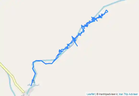 ترک جی پی اس آبشار آتشگاه لردگان