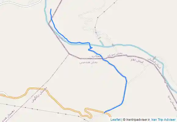 ترک جی پی اس ایلام ـ مسیر گردشگری تلخاب بدره