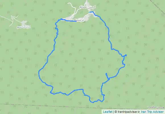 ترک جی پی اس کاکوه سل از مسیر برپشته سر