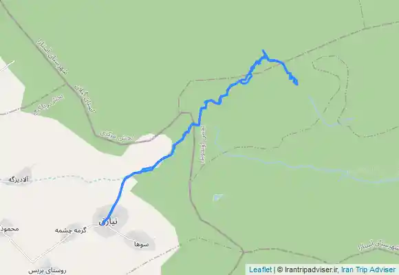 ترک جی پی اس نیارق-آبشار لاتون