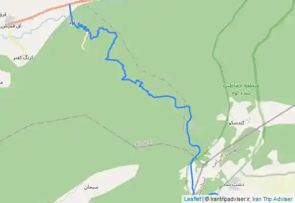 ترک جی پی اس دشت شاد تا لوه