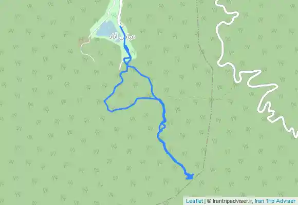 ترک جی پی اس دریاچه عباس آباد بهشهر به جمال چشمه و بازگشت