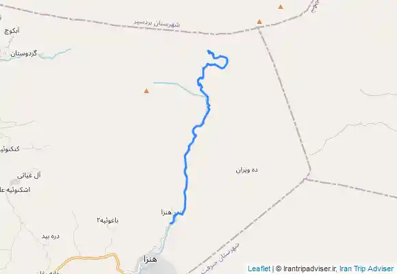ترک جی پی اس مسیر آفرودی و ماشین رو از بُندر هنزا تا تخت سرتشتک