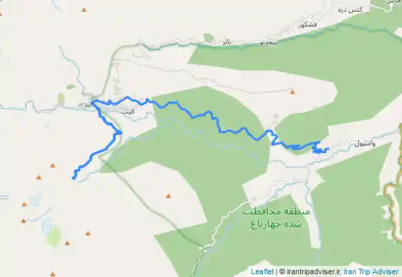 ترک جی پی اس آبشار سیاه چشمان