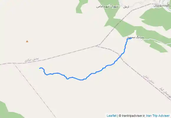 ترک جی پی اس برنامه هفت چشمه تا گودال محل کمپ