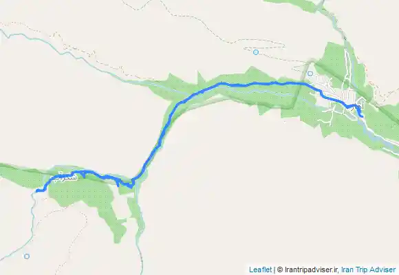 ترک جی پی اس اهار به آبشار شکراب