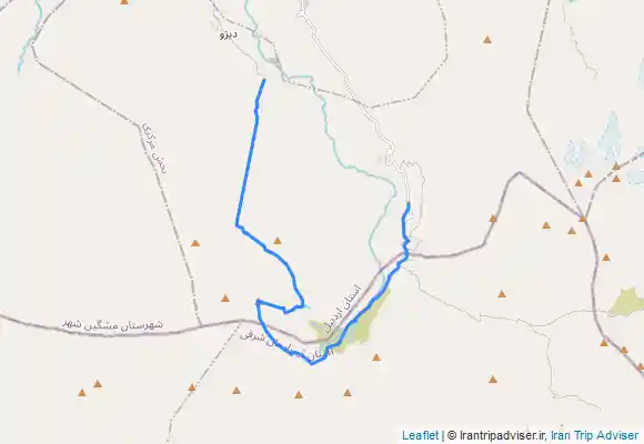 ترک جی پی اس قله آیقار ( ککیل داغی) از زمین گرمایی شماره ۲ روستای موئیل (مشگین شهر) به کمپ دورنا مشگین شهر