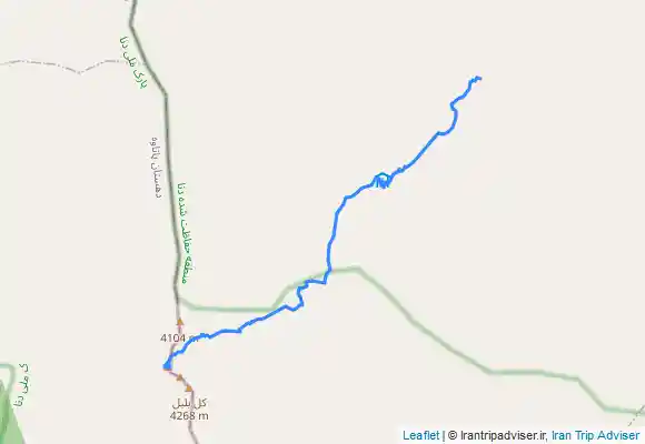 ترک جی پی اس دنا ، قله کل قدویس به روستای سیور ( کَلِ قُدوِیس ، فرود )