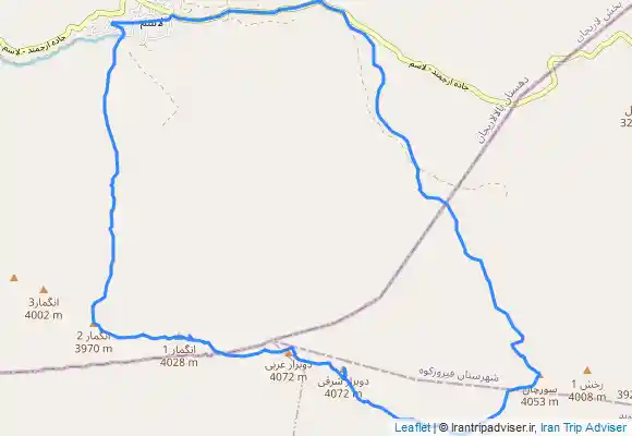 ترک جی پی اس صعود قلل انگمار 3 ، انگمار 4 ، دوبرار غربي ، دوبرار شرقي و سوزچال