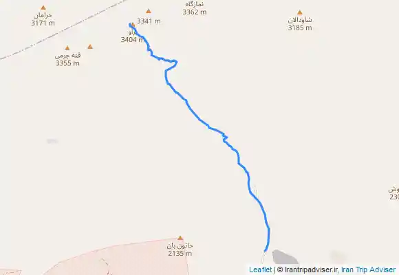 ترک جی پی اس قله پراو