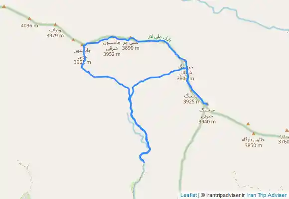 ترک جی پی اس خط الراس جانستون به خرسنگ ها پنجشنبه ۲۲ تیر ۱۴۰۲