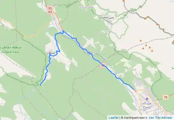 ترک جی پی اس طبیعت گردی تنگ چیتابه یاسوج ۲۲تیر۱۴۰۲