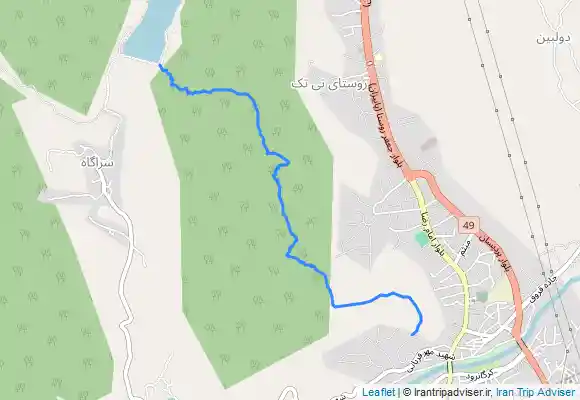 ترک جی پی اس سه تپه - سراگاه