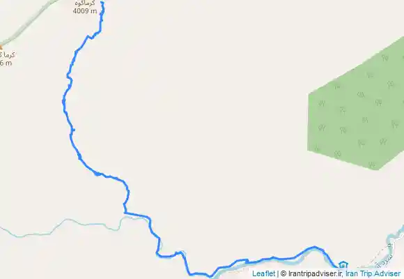 ترک جی پی اس قله کرما کوه از ونداربن