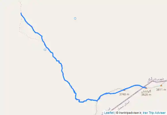 ترک جی پی اس قله گاوکشان