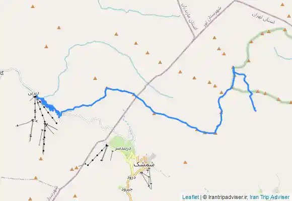 ترک جی پی اس آبشار لالون تا سایت مخابرات