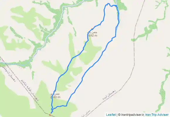 ترک جی پی اس صعود خط الراس چمن ۱، ۲ و ۳