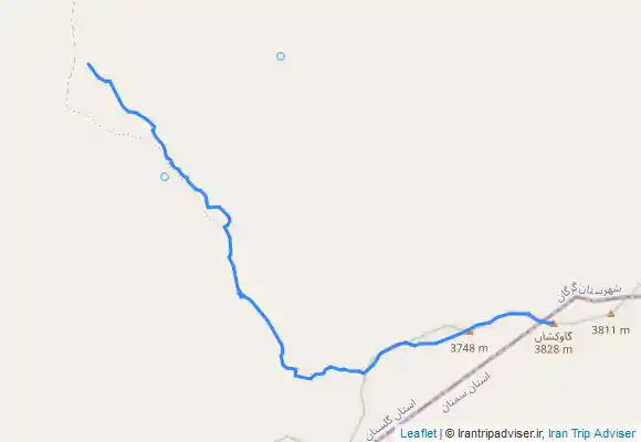 ترک جی پی اس Track gavkoshan,قله گاوکشان