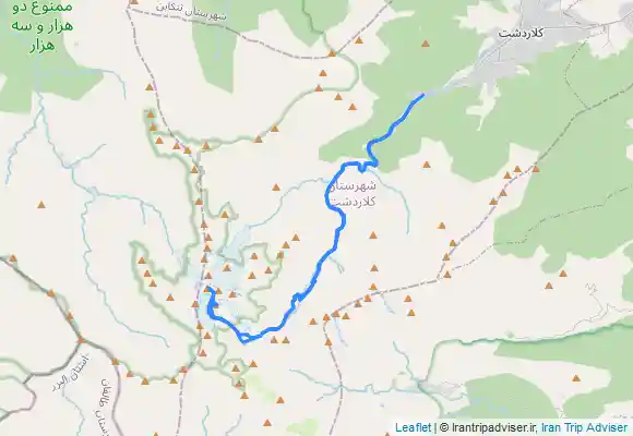 ترک جی پی اس قله علم کوه و قله مرجیکش