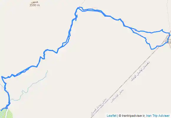 ترک جی پی اس صعود به قله مهرچال