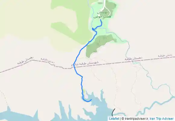 ترک جی پی اس پیمایش هفت حوض تا سد طرق مشهد