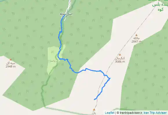 ترک جی پی اس صعود قله یان