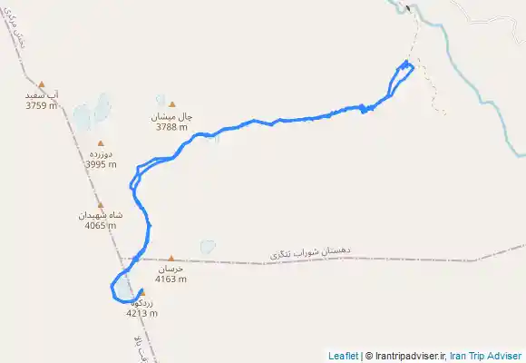 ترک جی پی اس کلونچین از مسیر کولخدنگ