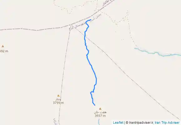 ترک جی پی اس بازگشت گروه کوهنوردی پرستو از قله 3950متری هفت خان