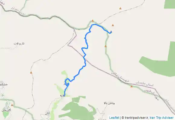 ترک جی پی اس قله سیالان - Sialan summit (طرح سیمرغ)