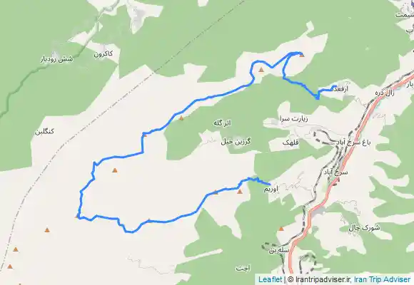 ترک جی پی اس ارفع کوه به سنگر