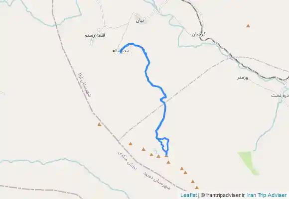 ترک جی پی اس قله سنبران -sanboran summit (طرح سیمرغ)
