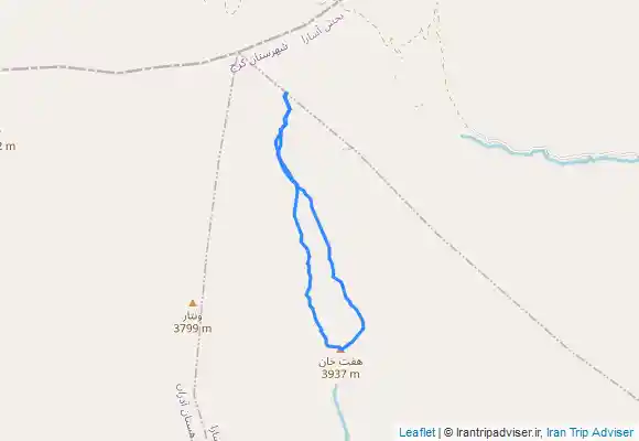 ترک جی پی اس Haftkhan Summit, قله هفت‌خوان