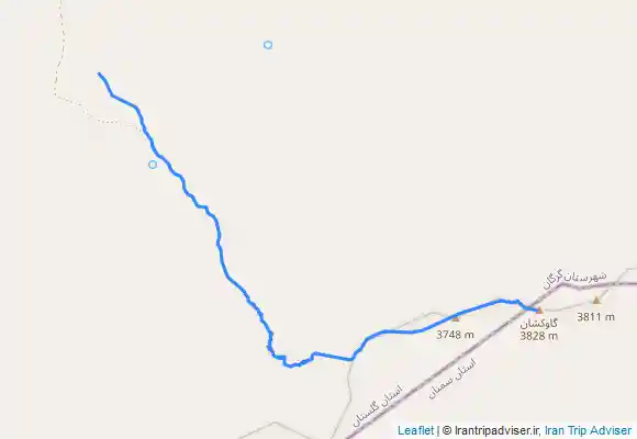 ترک جی پی اس قله گاوکشان-شاهکوه سفلی Gavkoshan peak