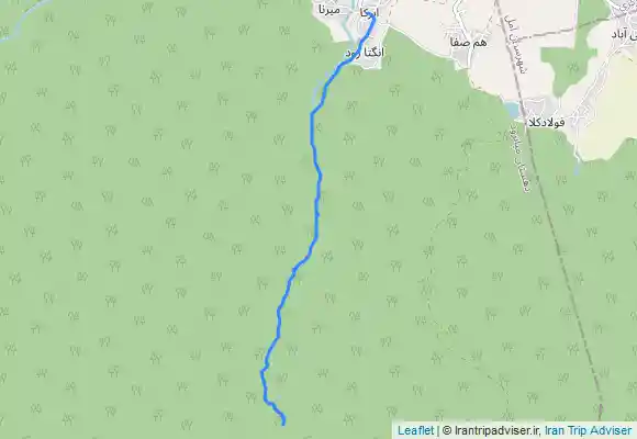 ترک جی پی اس کمپینگ جنگل سنگ درکا،انگتارود (چمستان)