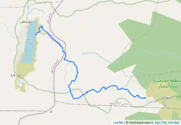 ترک جی پی اس مسیر سوباتان به دریاچه نئور ۱۴۰۲.۵.۱۰