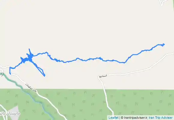 ترک جی پی اس دره آسمان رود canyon Aseman Rod