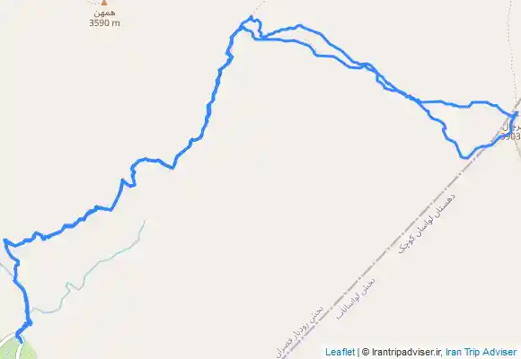 ترک جی پی اس صعود به قله مهرچال