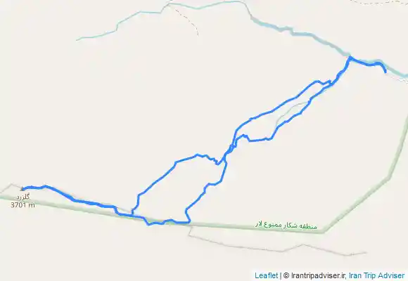 ترک جی پی اس قله گلزرد شرقی و غربی