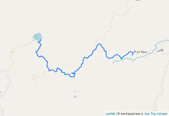 ترک جی پی اس آبشار سوله دوکل به دریاچه دالامپر