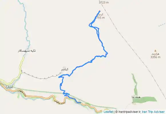 ترک جی پی اس کرچان از کیاسر