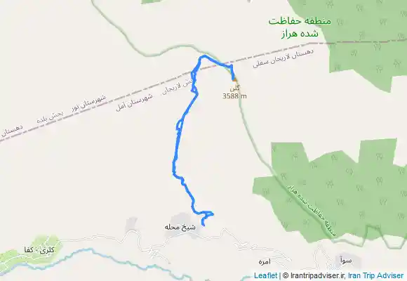 ترک جی پی اس قله گلن