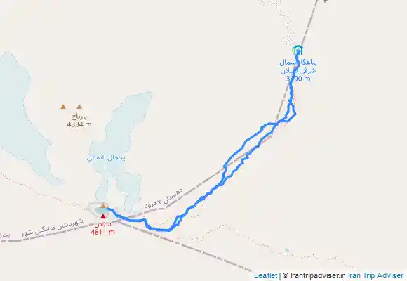 ترک جی پی اس Sabalan Peak